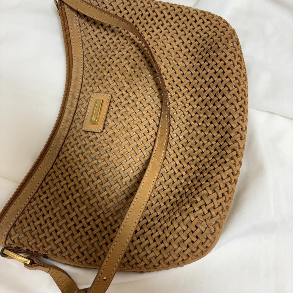 Vintage Eric Javits woven leather bag
